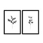 Wallity Cuadro Decorativo Enmarcado en MDF - 2 Piezas (36 x 51 cm)